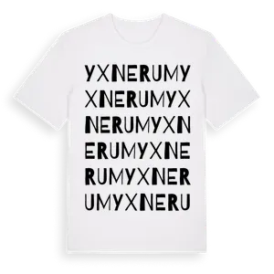 Yxnerum ordlek t-shirt – ekologisk bomull t-shirt från Pinshirt