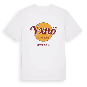Yxnö cirkel t-shirt – ekologisk bomull t-shirt från Pinshirt