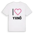 Jag älskar Yxnö t-shirt stort tryck