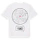 White t-shirt med Yxnö t-shirt