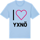 Blue Soul t-shirt med Jag älskar Yxnö t-shirt stort tryck