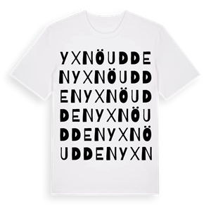Yxnöudden ordlek t-shirt – ekologisk bomull t-shirt från Pinshirt
