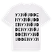 Yxnöudden ordlek t-shirt