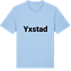 Blue Soul t-shirt med Yxstad fetstil t-shirt