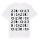 Zürich ordlek t-shirt