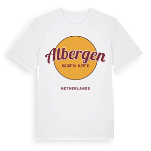 Albergen cirkel t-shirt – ekologisk bomull t-shirt från Pinshirt