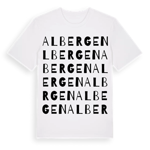 Albergen ordlek t-shirt – ekologisk bomull t-shirt från Pinshirt