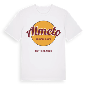 Almelo cirkel t-shirt – ekologisk bomull t-shirt från Pinshirt