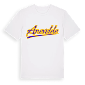 Anevelde baseball t-shirt – ekologisk bomull t-shirt från Pinshirt