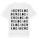 Anevelde ordlek t-shirt