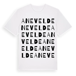 Anevelde ordlek t-shirt – ekologisk bomull t-shirt från Pinshirt