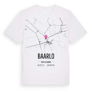 Baarlo karta t-shirt – ekologisk bomull t-shirt från Pinshirt