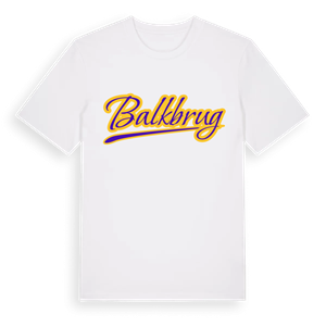 Balkbrug baseball t-shirt – ekologisk bomull t-shirt från Pinshirt