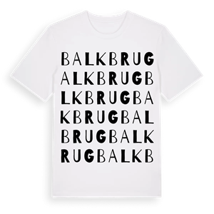 Balkbrug ordlek t-shirt – ekologisk bomull t-shirt från Pinshirt