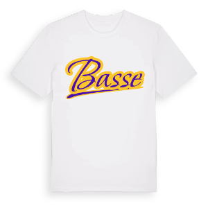 Basse baseball t-shirt – ekologisk bomull t-shirt från Pinshirt