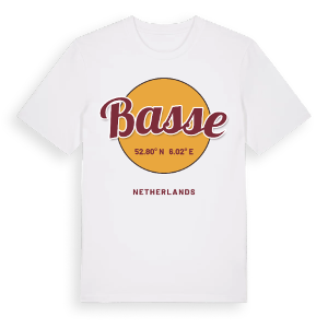 Basse cirkel t-shirt – ekologisk bomull t-shirt från Pinshirt