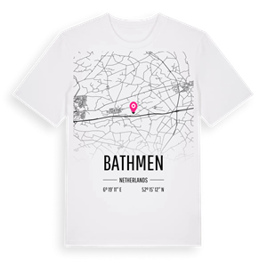 Bathmen karta t-shirt – ekologisk bomull t-shirt från Pinshirt