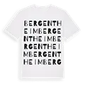 Bergentheim ordlek t-shirt