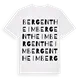 Bergentheim ordlek t-shirt