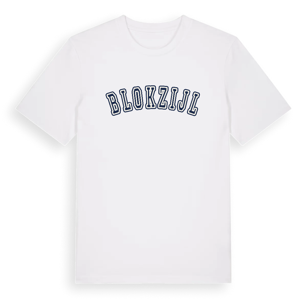 Blokzijl college t-shirt – White, i miljö