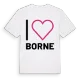 Jag älskar Borne t-shirt stort tryck