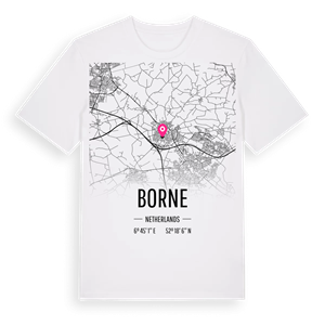 Borne karta t-shirt – ekologisk bomull t-shirt från Pinshirt