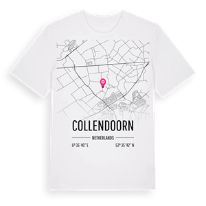 Collendoorn karta t-shirt – ekologisk bomull t-shirt från Pinshirt