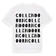 Collendoorn ordlek t-shirt