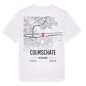 Colmschate karta t-shirt – ekologisk bomull t-shirt från Pinshirt