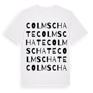 Colmschate ordlek t-shirt – ekologisk bomull t-shirt från Pinshirt