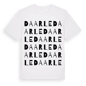 Daarle ordlek t-shirt – ekologisk bomull t-shirt från Pinshirt