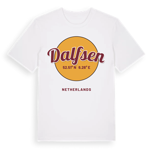 Dalfsen cirkel t-shirt – ekologisk bomull t-shirt från Pinshirt