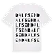 Dalfsen ordlek t-shirt