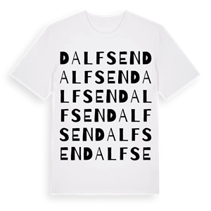 Dalfsen ordlek t-shirt – ekologisk bomull t-shirt från Pinshirt