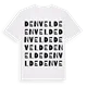 Den Velde ordlek t-shirt