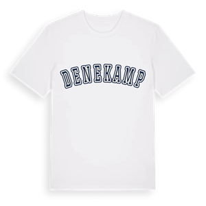 Denekamp college t-shirt – ekologisk bomull t-shirt från Pinshirt