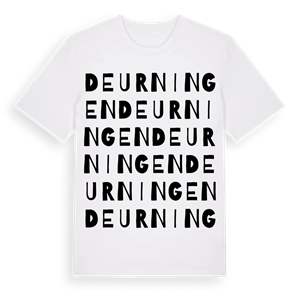 Deurningen ordlek t-shirt – ekologisk bomull t-shirt från Pinshirt