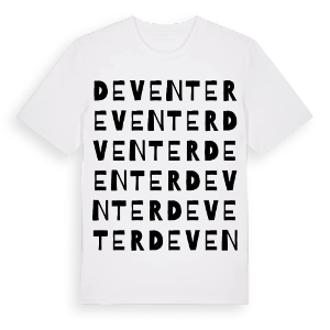 Deventer ordlek t-shirt – ekologisk bomull t-shirt från Pinshirt