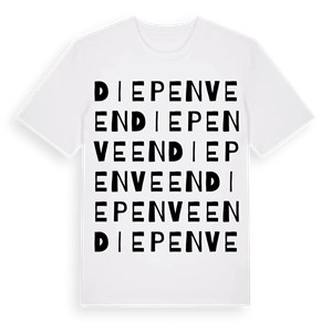 Diepenveen ordlek t-shirt – ekologisk bomull t-shirt från Pinshirt