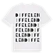 Diffelen ordlek t-shirt