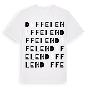 Diffelen ordlek t-shirt – ekologisk bomull t-shirt från Pinshirt
