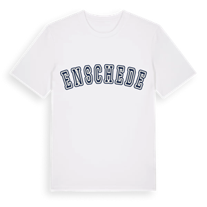 Enschede college t-shirt – ekologisk bomull t-shirt från Pinshirt