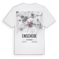 Enschede karta t-shirt