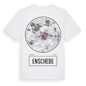 Enschede t-shirt – ekologisk bomull t-shirt från Pinshirt