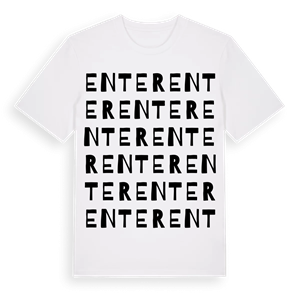 Enter ordlek t-shirt – ekologisk bomull t-shirt från Pinshirt