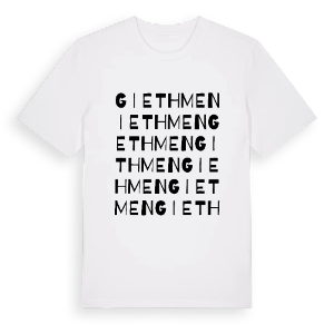 Giethmen ordlek t-shirt – ekologisk bomull t-shirt från Pinshirt