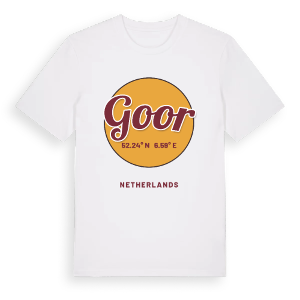 Goor cirkel t-shirt – ekologisk bomull t-shirt från Pinshirt