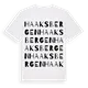 Haaksbergen ordlek t-shirt