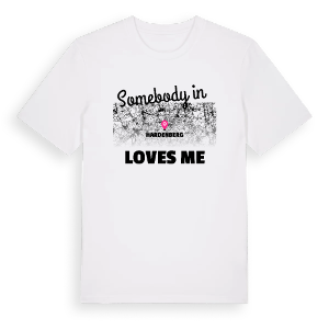 Någon i Hardenberg älskar mig t-shirt – ekologisk bomull t-shirt från Pinshirt