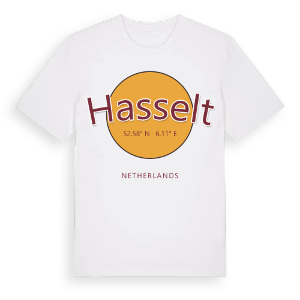 Hasselt cirkel t-shirt – ekologisk bomull t-shirt från Pinshirt